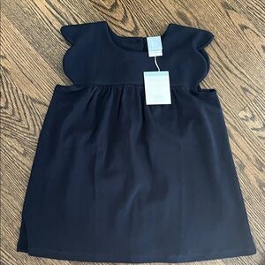 NWT Bella Bliss Tatiana Pima Cotton Blouse Navy